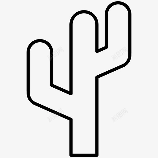 仙人掌沙漠自然图标svg_新图网 https://ixintu.com 仙人掌 植物 沙漠 自然