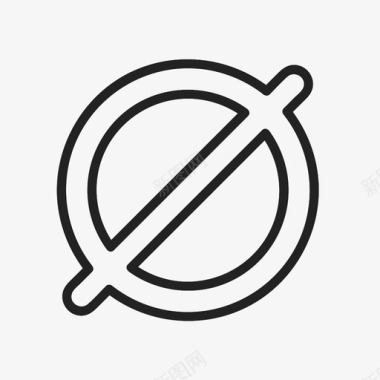 禁止封锁不允许图标图标