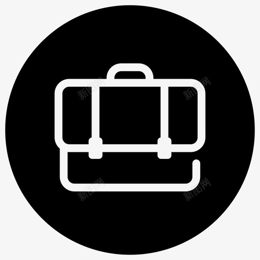 旅行包商务度假图标svg_新图网 https://ixintu.com 商务 商务营销图标粗圆填充开 度假 旅行包