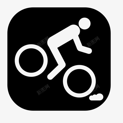 自行车骑马速度图标svg_新图网 https://ixintu.com 自行车 速度 骑马