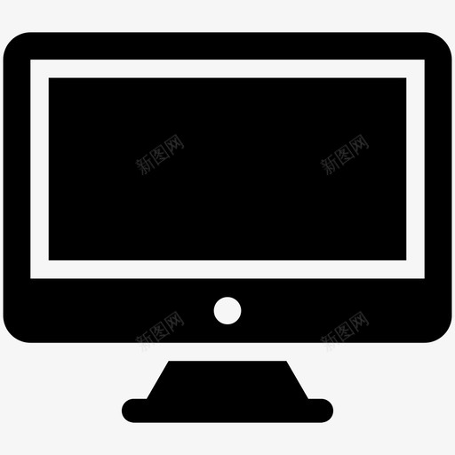 显示器平板电视led屏幕图标svg_新图网 https://ixintu.com led屏幕 平板电视 显示器 比特币和加密货币实心图标 现代电视