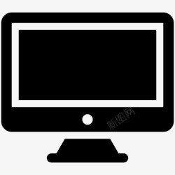 现代电视背景显示器平板电视led屏幕图标高清图片