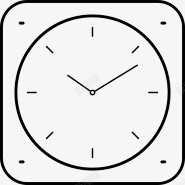时钟应用程序闹钟设备图标图标