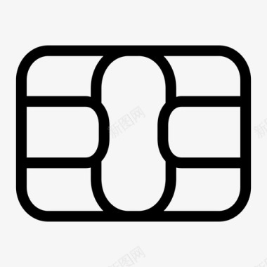 芯片卡存储卡图标图标