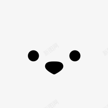 微笑熊表情图标图标