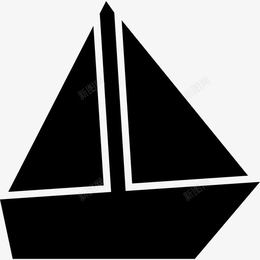 帆船船舶运输和物流图标svg_新图网 https://ixintu.com 帆船 船舶 运输和物流