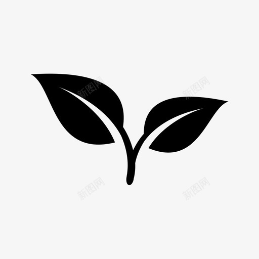 茶生态茶绿茶图标svg_新图网 https://ixintu.com 生态茶 绿茶 茶 茶logo 茶叶 草药