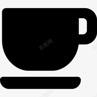 热饮咖啡杯子图标图标