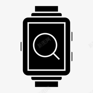 搜索设备智能手表图标图标