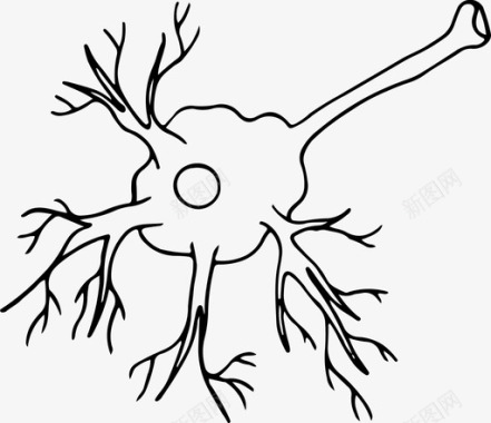 神经元生物学教育图标图标