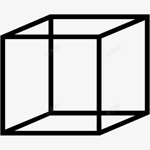 立方体骰子几何学图标svg_新图网 https://ixintu.com 几何学 数学 空间 立方体 骰子