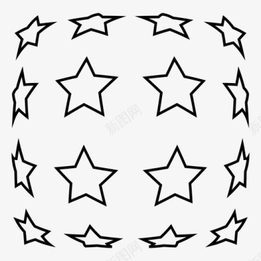 星星刷子鱼眼图标图标