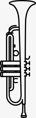 小号乐队铜管图标图标