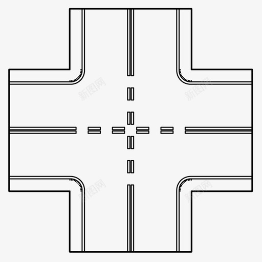 穿越决断驾驶图标svg_新图网 https://ixintu.com 决断 穿越 路径 路线 道路 驾驶