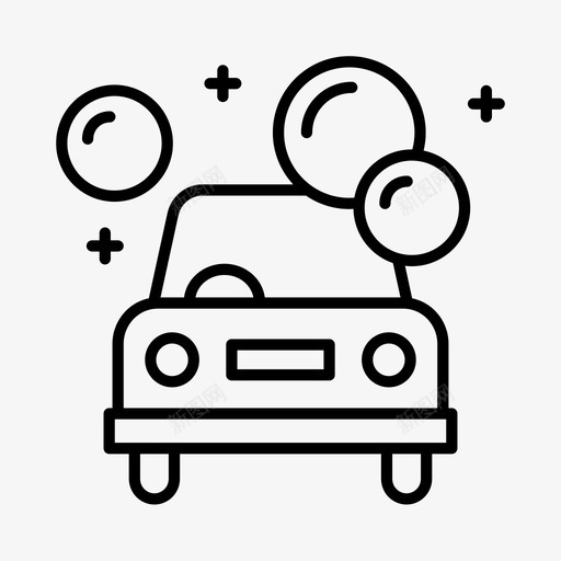 洗车汽车汽车服务图标svg_新图网 https://ixintu.com 机械师 汽车 汽车服务 洗车