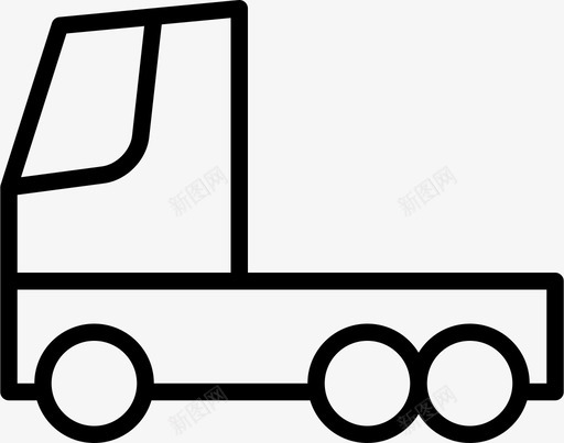 卡车货物运输工具图标svg_新图网 https://ixintu.com 卡车 货物 车辆 运输工具