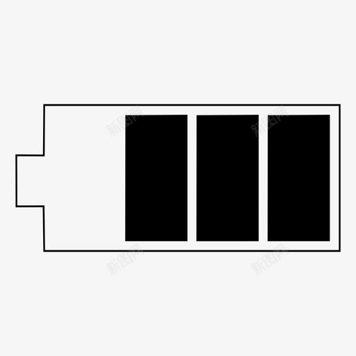 电池电量高蓄电池电量电池电量图标svg_新图网 https://ixintu.com 电子设备 电池电量 电池电量高 蓄电池电量