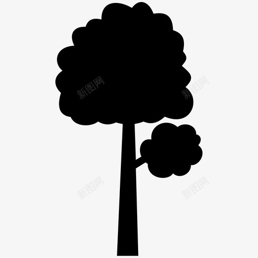 树植物树干图标svg_新图网 https://ixintu.com 树 树干 植物