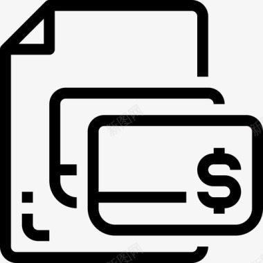 信用卡支付会计银行图标图标