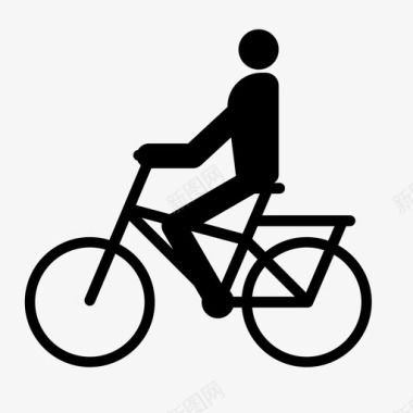 骑自行车速度图标图标