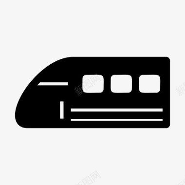 火车货物车厢图标图标