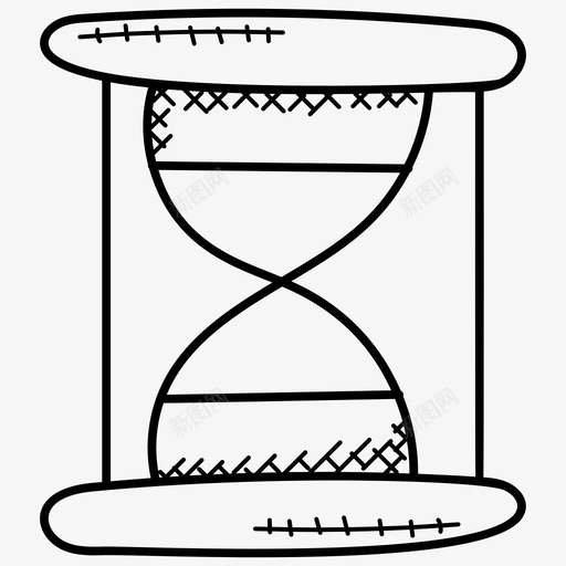 沙漏古代计时器鸡蛋计时器图标svg_新图网 https://ixintu.com 互联网涂鸦图标 古代计时器 沙子计时器 沙漏 鸡蛋计时器