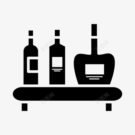 酒啤酒威士忌图标svg_新图网 https://ixintu.com 啤酒 威士忌 葡萄酒 酒