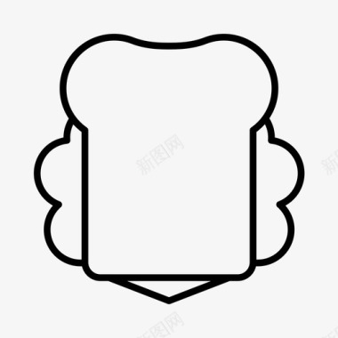 三明治面包吃图标图标