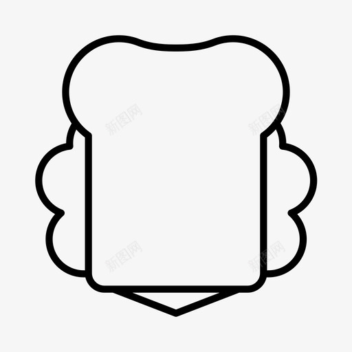 三明治面包吃图标svg_新图网 https://ixintu.com 三明治 午餐 吃 面包 饭