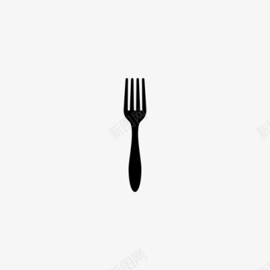 叉子餐具餐食图标图标
