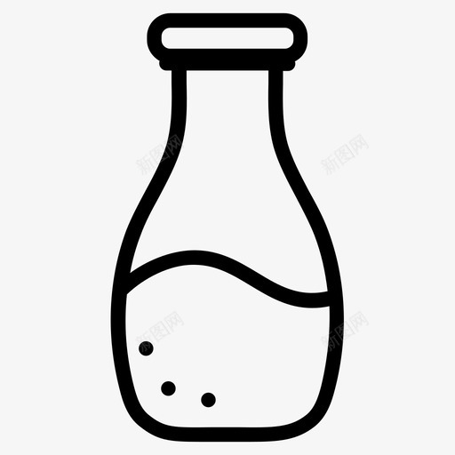 油瓶子调味品图标svg_新图网 https://ixintu.com 油 液体 玻璃 瓶子 调味品 食物点