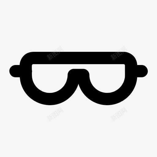采购产品眼镜配件时装图标svg_新图网 https://ixintu.com 护目镜 时装 衣服 配件 采购产品眼镜