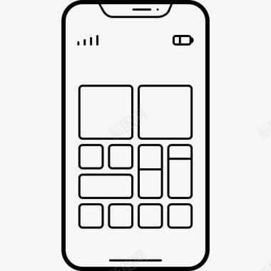 主屏幕iphone技术图标图标