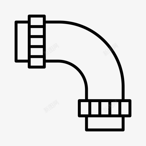 管道浴室水管工图标svg_新图网 https://ixintu.com 修理 水管工 浴室 管道