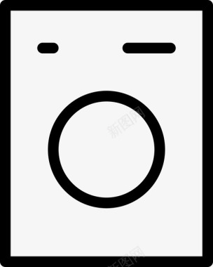 洗衣机电器衣物图标图标