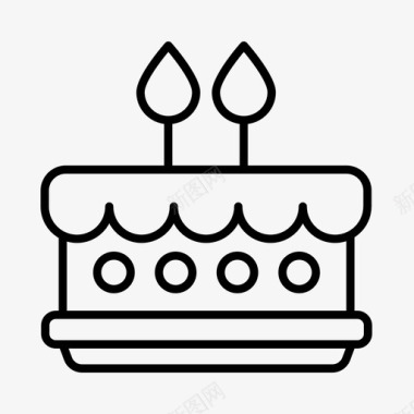蛋糕宝贝生日图标图标
