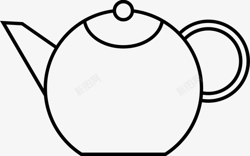 水壶盘子厨房图标图标