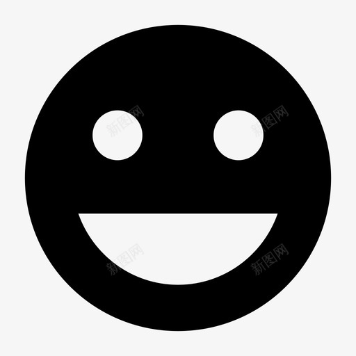 微笑微笑表情笑脸图标svg_新图网 https://ixintu.com 微笑 微笑表情 笑脸