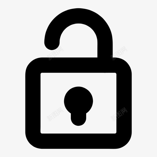 解锁中断打开图标svg_新图网 https://ixintu.com 中断 基本图标所有尺寸 密码 打开 登录 解锁