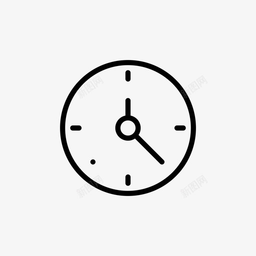 时钟闹钟秒表图标svg_新图网 https://ixintu.com 商业图标点轮廓 时钟 时间 秒表 计时器 闹钟