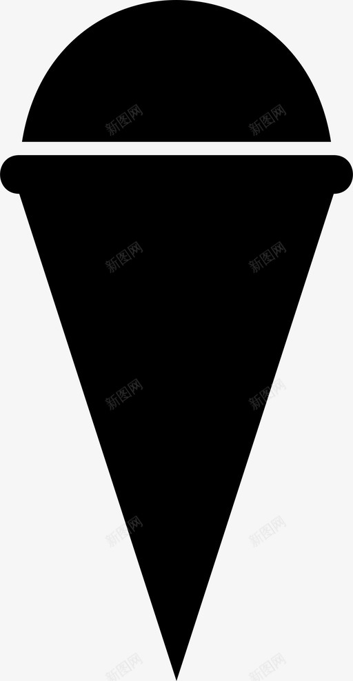 冰棒蛋卷冰淇淋图标svg_新图网 https://ixintu.com 冰棒 冰淇淋 冰激凌棒棒糖 华夫饼 蛋卷