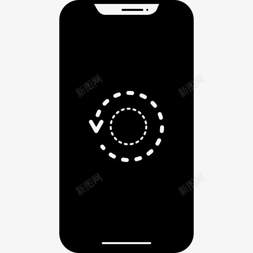 重启手机小工具iphone图标svg_新图网 https://ixintu.com iphone 小工具 重启手机