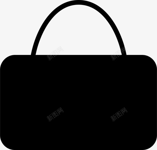 购物袋手提袋工作袋图标svg_新图网 https://ixintu.com 工作袋 手提袋 购物袋