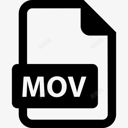 MOV文件计算机扩展用户界面图标svg_新图网 https://ixintu.com MOV文件 扩展用户界面 计算机