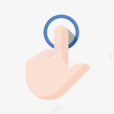 finger single click 02图标