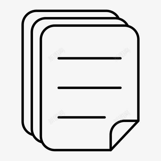 纸条文件叶图标svg_新图网 https://ixintu.com 任务列表 叶 文件 纸条