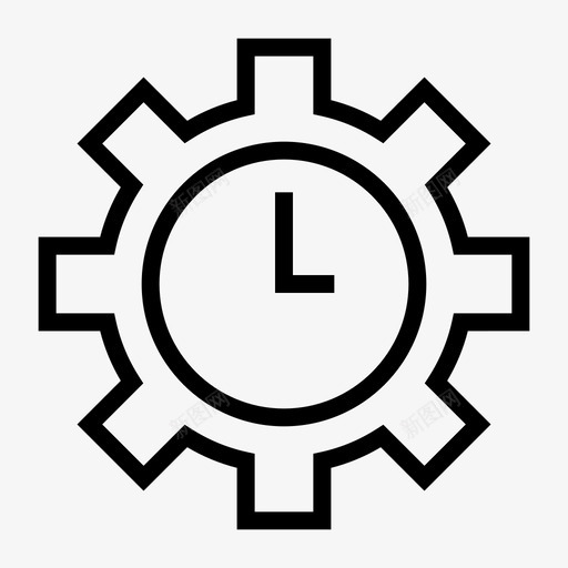 工作时间纪律秩序图标svg_新图网 https://ixintu.com 准时 工作时间 广告 秩序 纪律 销售
