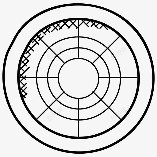 雷达国家安全无线电波图标svg_新图网 https://ixintu.com 国家安全 安全涂鸦图标 无线电波 间谍 雷达