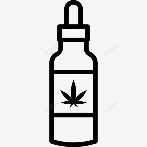 大麻油大麻cbd图标svg_新图网 https://ixintu.com cbd 大麻 大麻油 药用大麻