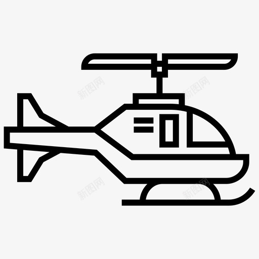 直升机飞机军用图标svg_新图网 https://ixintu.com 军事线现代战争 军用 直升机 运输 飞机